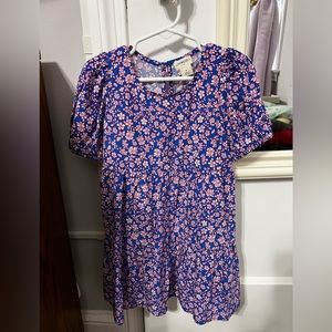 Crew cuts toddler girls floral smock dress